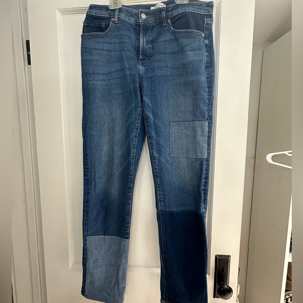 Patchwork Girlfriend Jeans - Picture 2 of 4